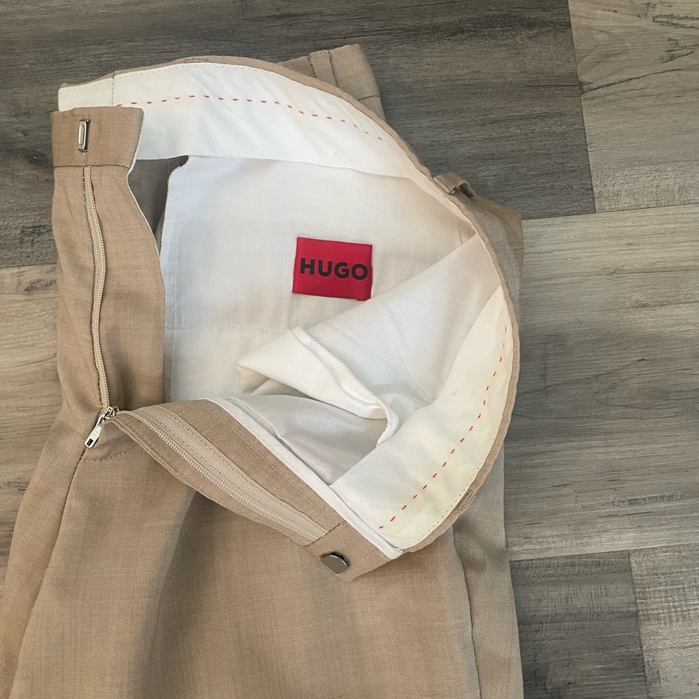 Hugo Boss Slim Dress Pant 32 - Tan